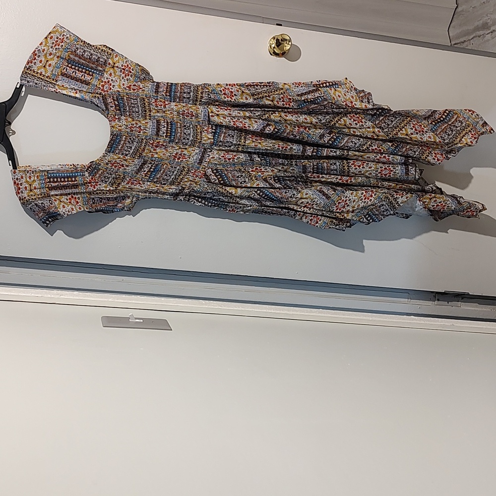 Ladies Shore Drive Plus Size Patchwork Dress - Picture 2 of 10